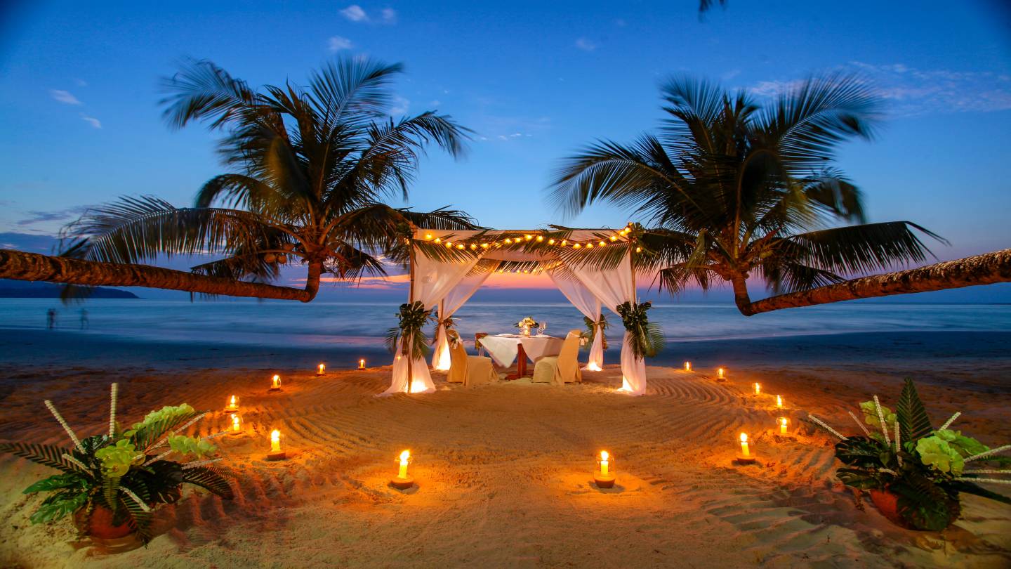 candle light dinner in andaman