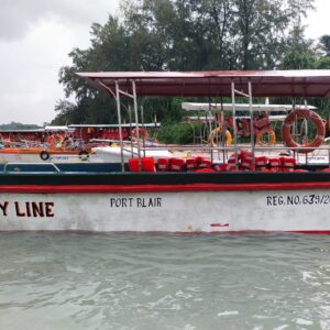 glass bottom boat ride in andaman