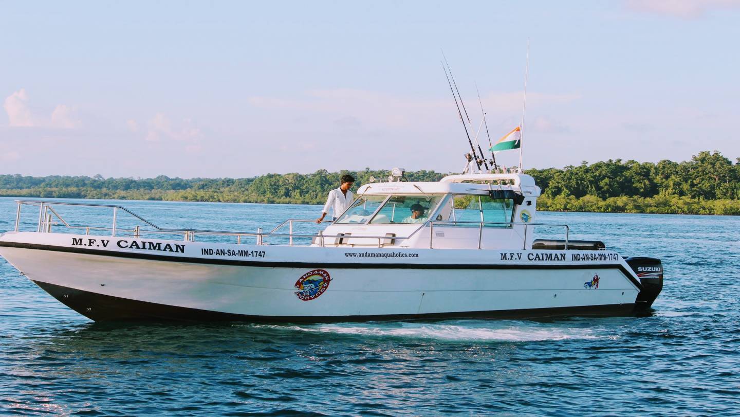 speed boat ride in andaman