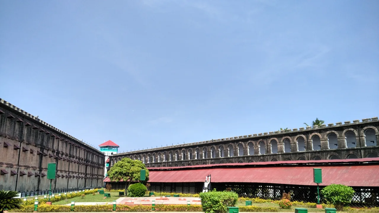 View of the historic Cellular Jail in Port Blair, a must-visit landmark during a family vacation in Andaman.


