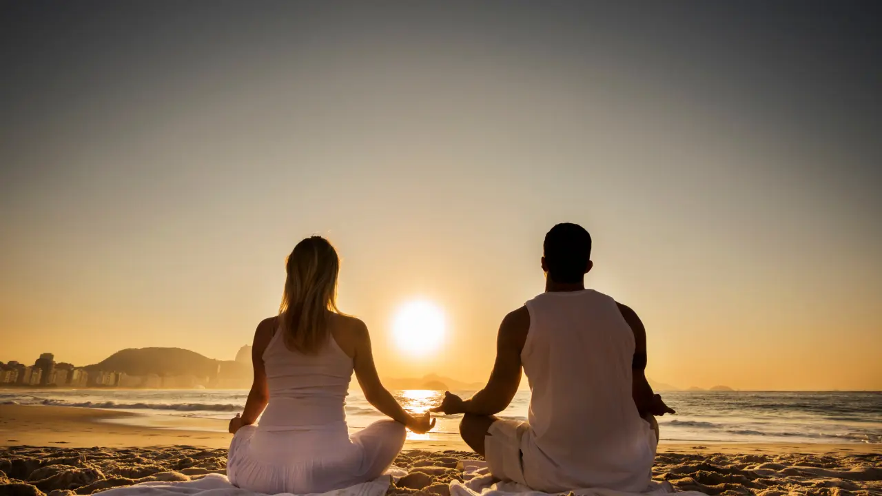  Sunrise meditation session at Kalapathar Beach