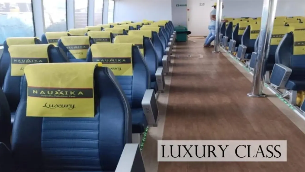  Inside view of a Deluxe Class cabin on Andaman ferry